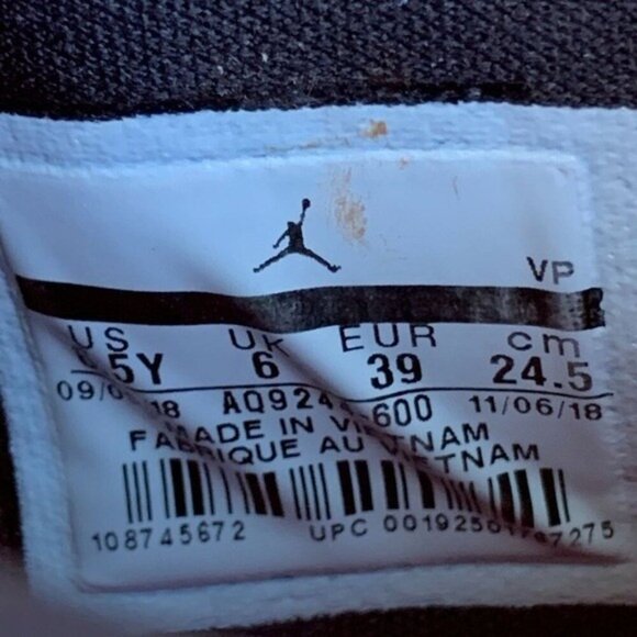 Nike Air‎ Jordan XXXiii Kids Breathable Mesh Rubber Sneakers Red Shoes Size 6.5Y - Picture 7 of 11